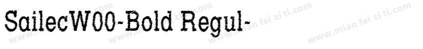 SailecW00-Bold Regul字体转换